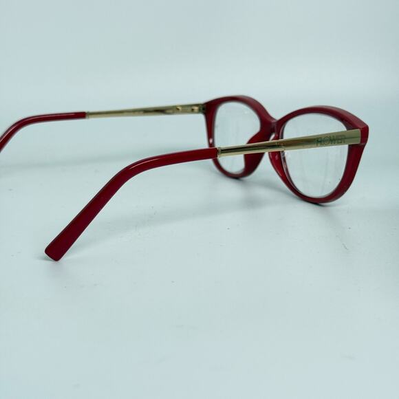 Flower Eyewear Glasses Womens Red 200FLR109 615 +2.00 Frames H19084 - Picture 4 of 7